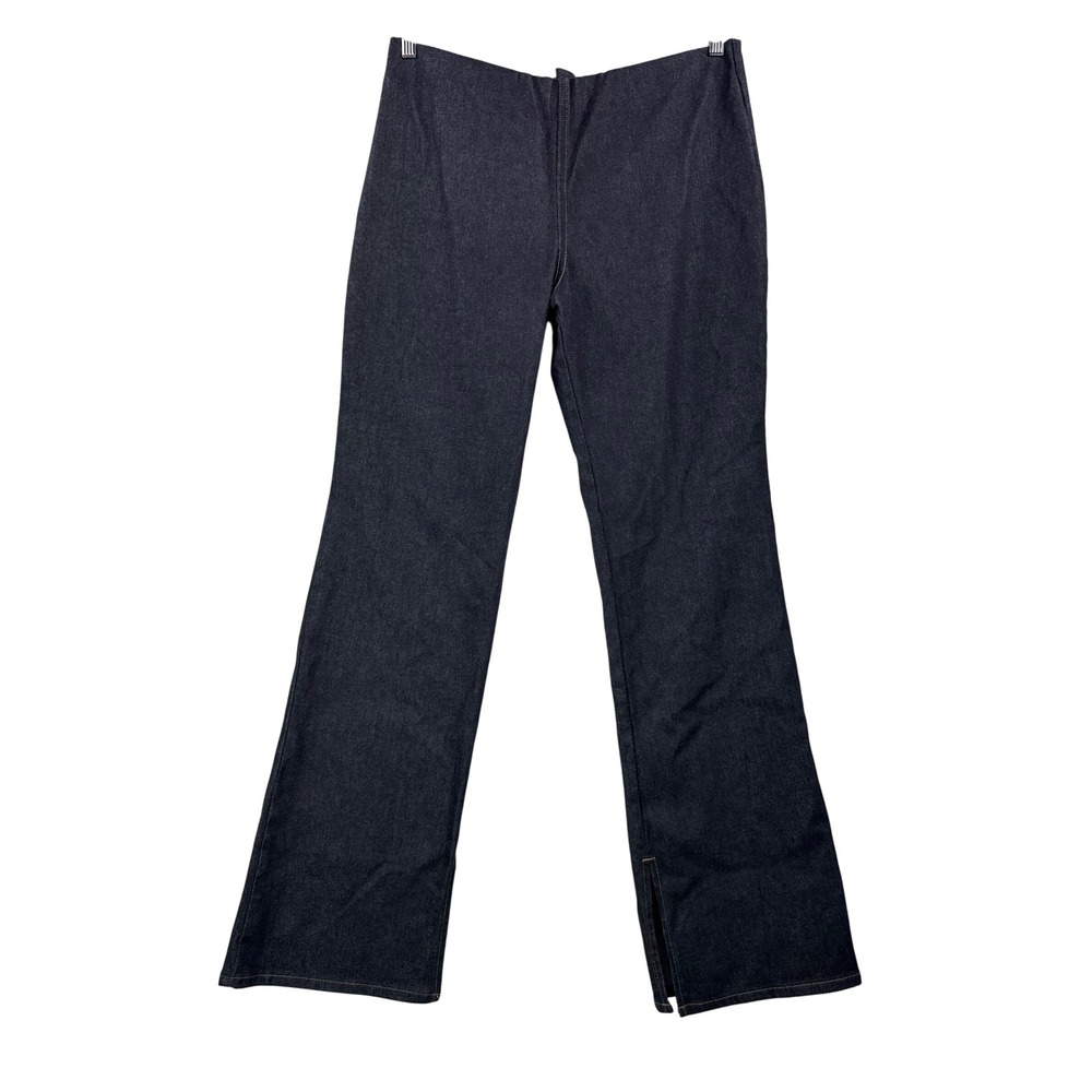 Good‎ American Pull On denim Pant sz L Indigo Dark Wash 90s retro boho